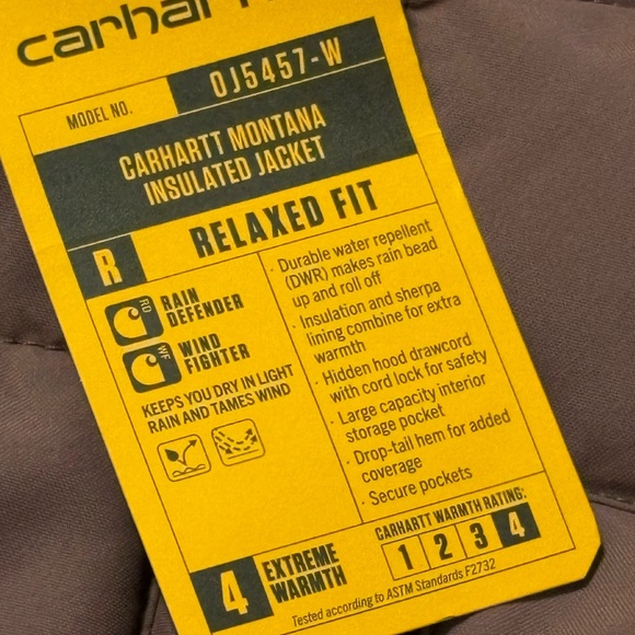 Carhartt Women's 2X Montana Relaxed Fit Insulated Jacket blush pink sherpa-lined - Picture 9 of 11